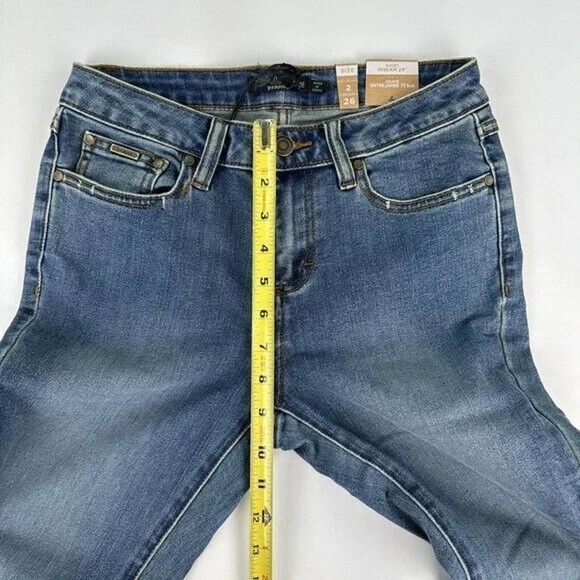 Prana Sienna Jeans 2/26 Short Inseam 29 Stretch Denim Color True Blue NEW - Picture 6 of 10